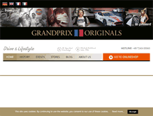 Tablet Screenshot of grandprix-originals.com